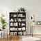 Costway 5-Shelf Storage Bookcase Modern Multi-Functional Display Cabinet Furniture Black